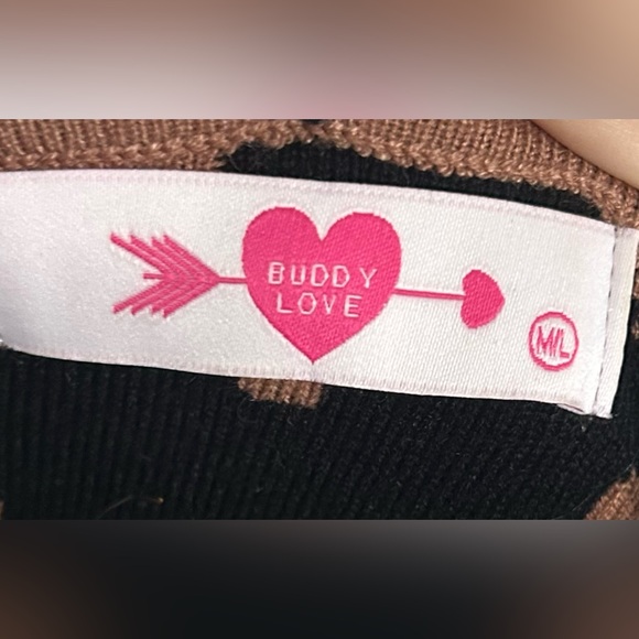 Buddy Love M/L leopard duster cardigan - Picture 5 of 7